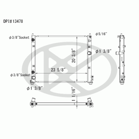 Koyorad A13478 Radiator