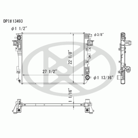 Koyorad A13493 Radiator