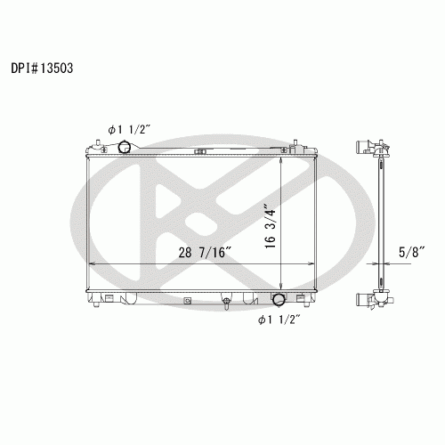 Koyorad A13503 Radiator