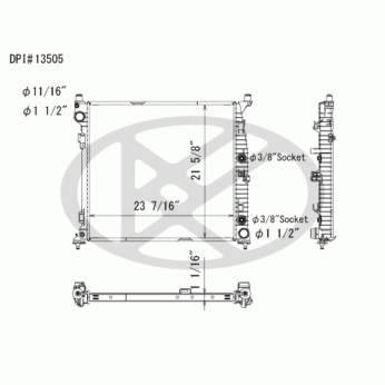 Koyorad A13505 Radiator