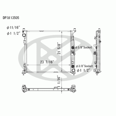 Koyorad A13505 Radiator