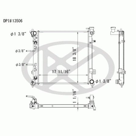 Koyorad A13506 Radiator