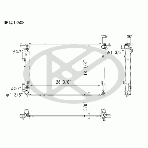 Koyorad A13508 Radiator