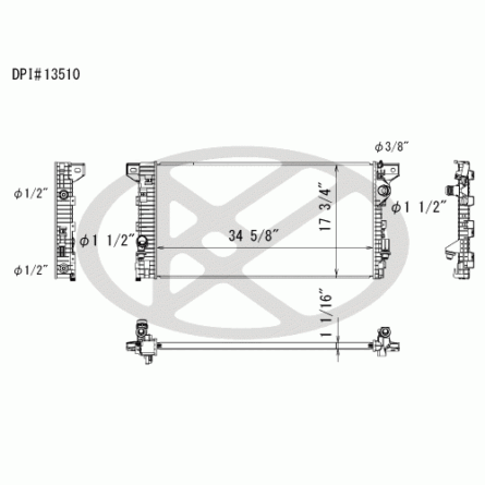 Koyorad A13510 Radiator