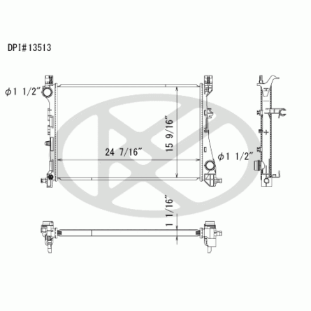 Koyorad A13513 Radiator