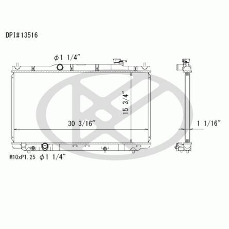 Koyorad A13516 Radiator