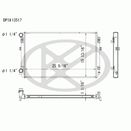 Koyorad A13517 Radiator