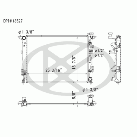 Koyorad A13527 Radiator