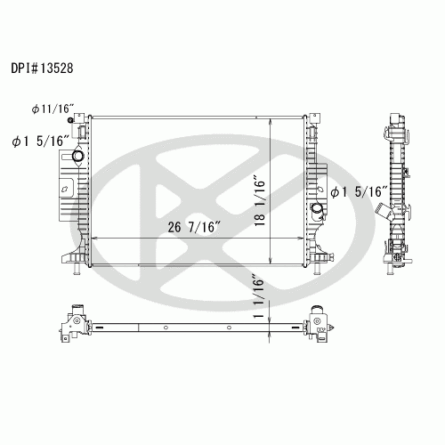 Koyorad A13528 Radiator