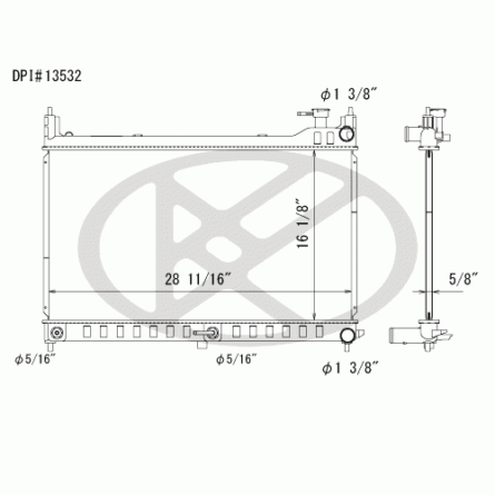 Koyorad A13532 Radiator