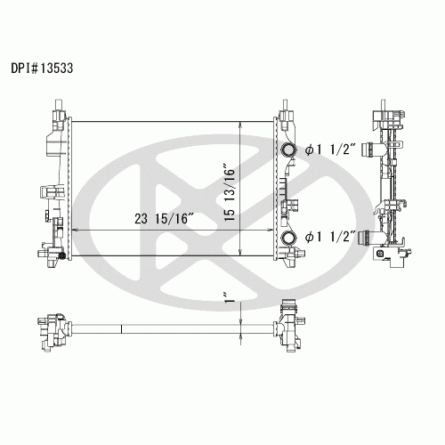 Koyorad A13533 Radiator