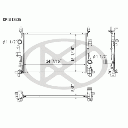 Koyorad A13535 Radiator