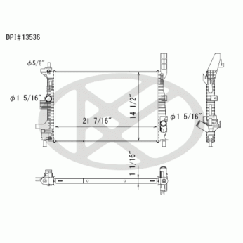 Koyorad A13536 Radiator