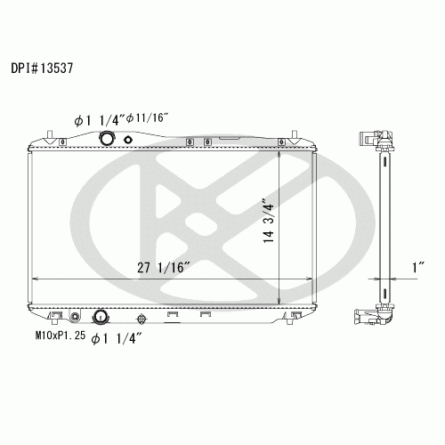 Koyorad A13537 Radiator