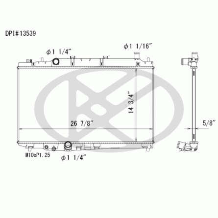 Koyorad A13539 Radiator