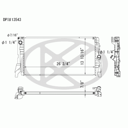 Koyorad A13543 Radiator