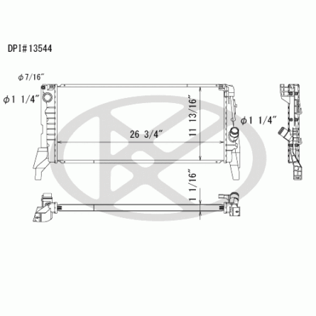 Koyorad A13544 Radiator