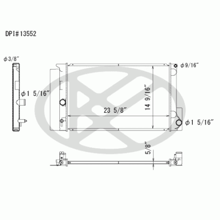 Koyorad A13552 Radiator