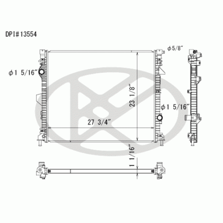 Koyorad A13554 Radiator