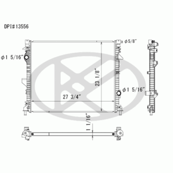 Koyorad A13556 Radiator
