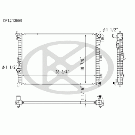 Koyorad A13559 Radiator