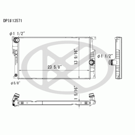 Koyorad A13571 Radiator