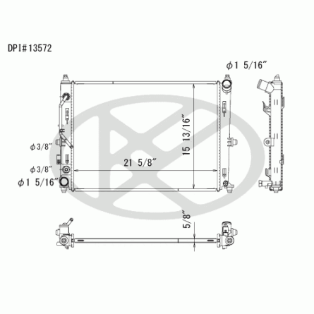 Koyorad A13572 Radiator