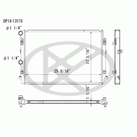 Koyorad A13578 Radiator