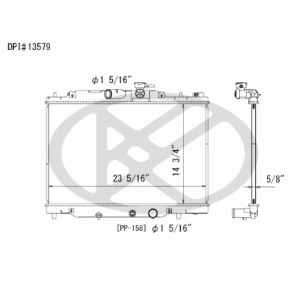 Koyorad A13579 Radiator