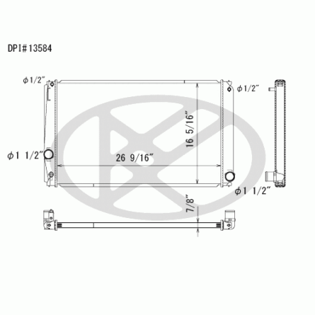 Koyorad A13584 Radiator