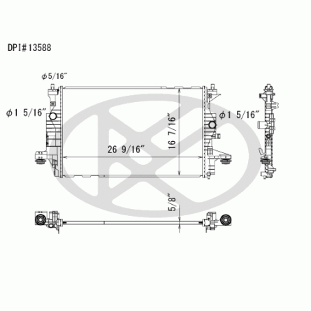 Koyorad A13588 Radiator