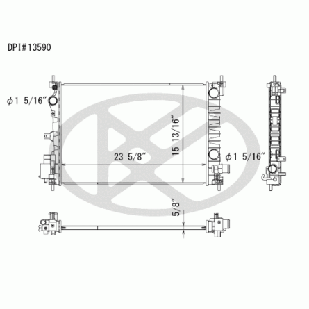 Koyorad A13590 Radiator