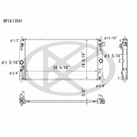 Koyorad A13591 Radiator