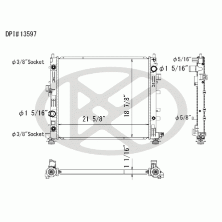 Koyorad A13597 Radiator