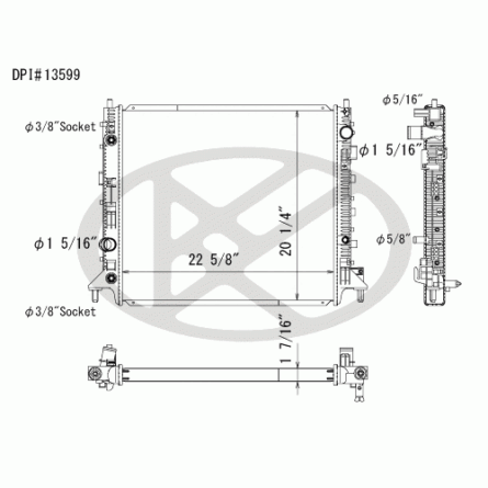 Koyorad A13599 Radiator