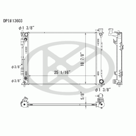 Koyorad A13603 Radiator