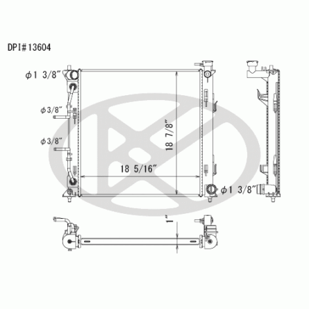 Koyorad A13604 Radiator