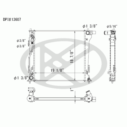 Koyorad A13607 Radiator