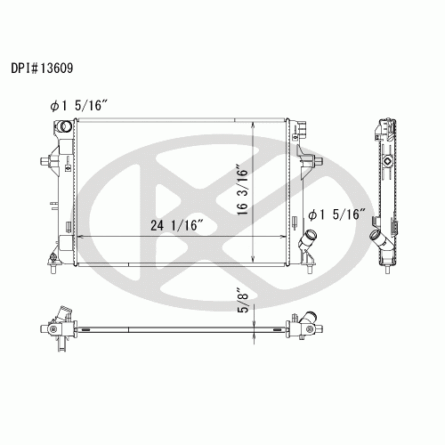 Koyorad A13609 Radiator