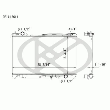 Koyorad A13611 Radiator