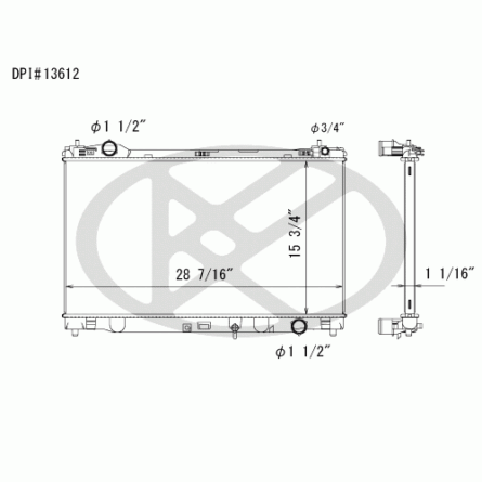 Koyorad A13612 Radiator