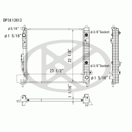 Koyorad A13613 Radiator