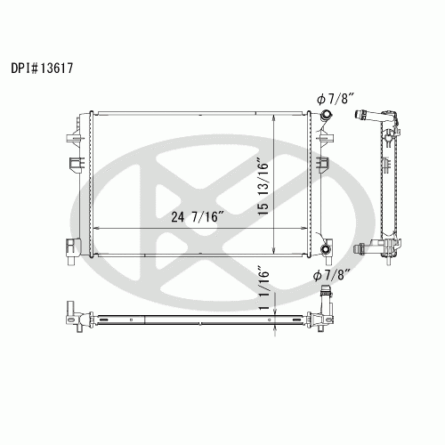 Koyorad A13617 Radiator