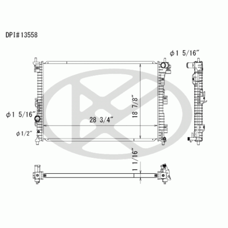 Koyorad A13619 Radiator