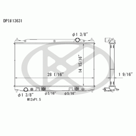 Koyorad A13631 Radiator