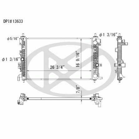 Koyorad A13633 Radiator