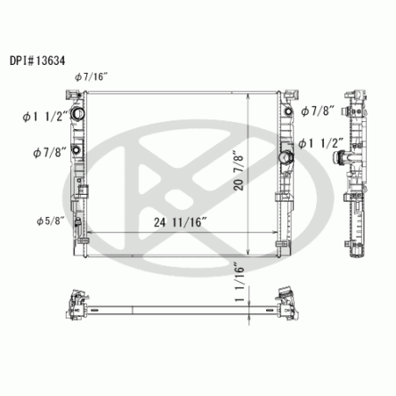 Koyorad A13634 Radiator