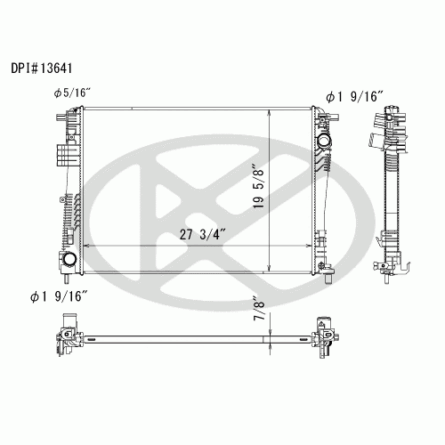 Koyorad A13641 Radiator