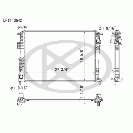 Koyorad A13642 Radiator