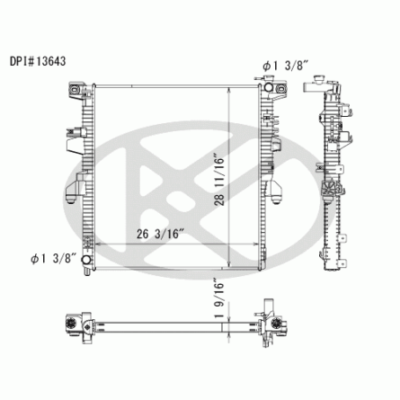 Koyorad A13643 Radiator